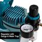 TC-40 - Cool Runner Professional High Performance Single-Piston Airbrush Air Compressor with 2 Holders, Regulator, Gauge, Water Trap Filter & Air Hose